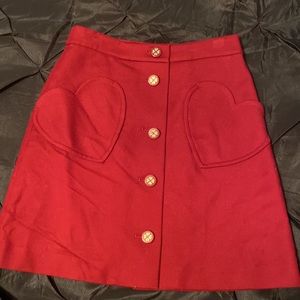 Kate Spade heart pocket skirt